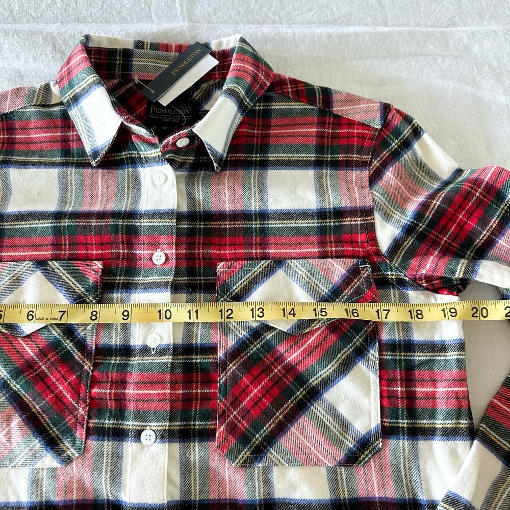 Pendleton Plaid Button Down Flannel Shirt NWT - image 5
